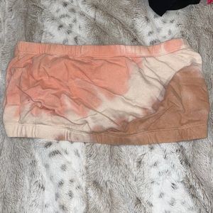 Crop strapless shirt